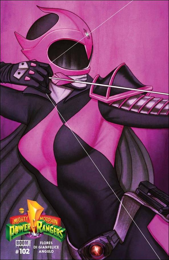 Mighty Morphin Power Rangers issue 102-B Jenny Frison Cover