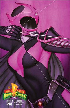Mighty Morphin Power Rangers issue 102-B Jenny Frison Cover