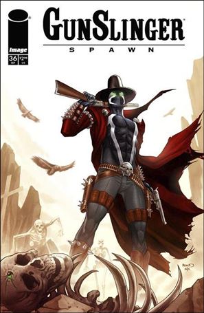 Gunslinger Spawn issue 36 Paul Renaud Cover