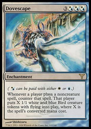 Magic the Gathering: Dissension (Base Set) card 143 Dovescape