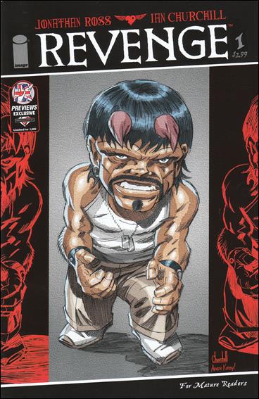 Revenge issue 1-B Previews UK Cover 1/1000