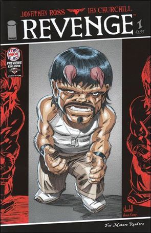 Revenge issue 1-B Previews UK Cover 1/1000