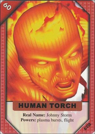 Marvel ReCharge: Inaugural Edition (Base Set) card 8 Human Torch