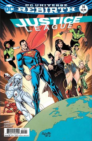 Justice League (2016) issue 14-B Yanick Paquette Cover
