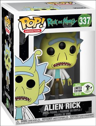 POP! Animation figure 337 Alien Rick Emerald City Comicon 2018