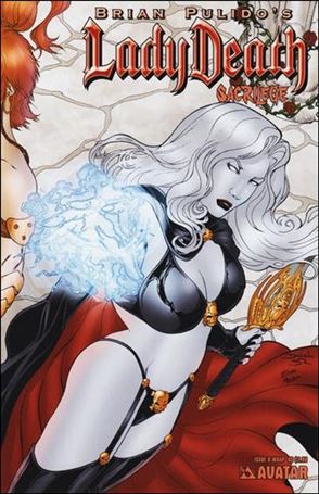 Brian Pulido's Lady Death: Sacrilege issue 0-D Wraparound Cover