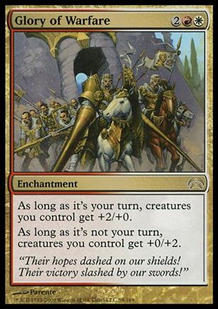 Magic the Gathering: Planechase (Base Set) card 88 Glory of Warfare