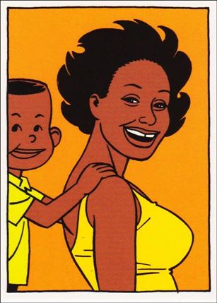 Love & Rockets (Base Set) card 25 Baby Elias & Danita