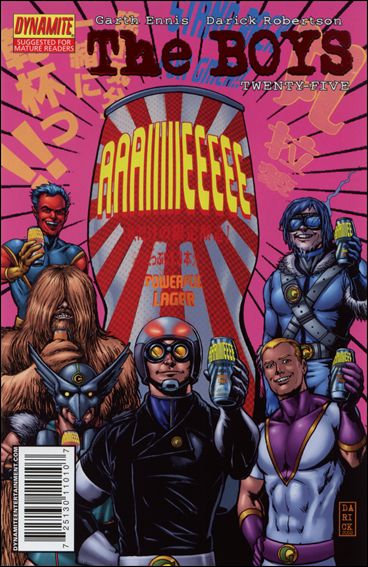 Boys issue 25-D Darick Robertson Red Foil Cover with COA 1/200