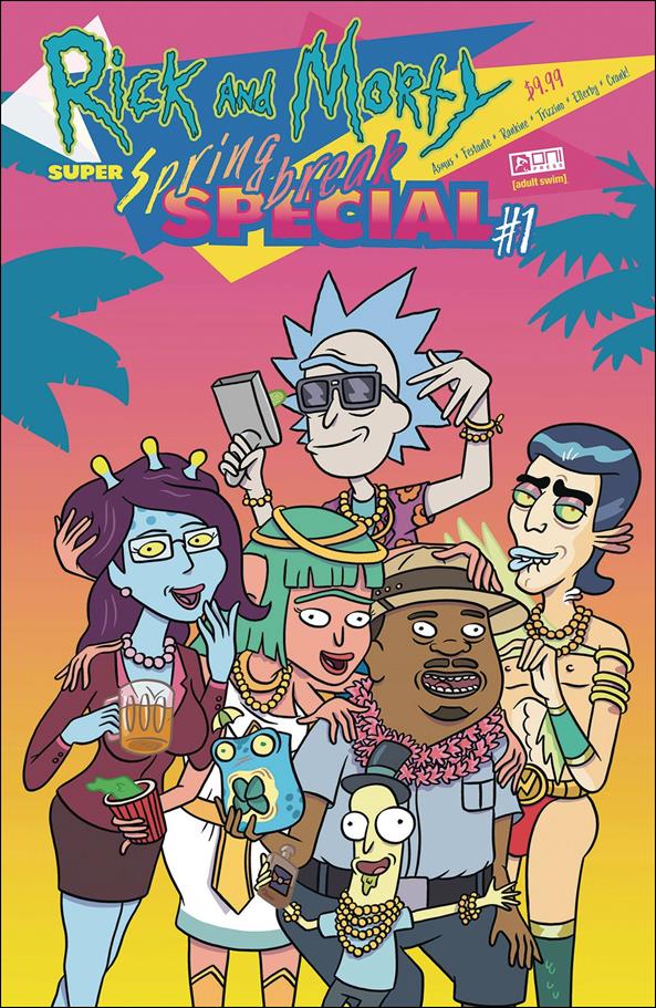 Rick and Morty: Super Spring Break Special issue 1 Dean Rankine Cover