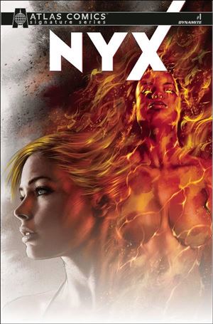 Nyx (2021) issue 1-S Lucio Parrillo Atlas Cover (Christos Gage Signed)