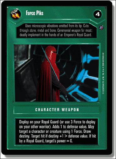 Star Wars: Death Star II Limited (Base Set) card 87 Force Pike