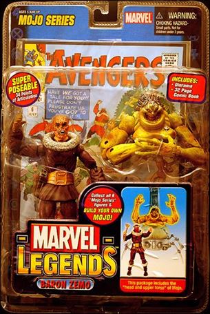 Marvel Legends (Mojo Series) figure 2 Baron Zemo (Unmasked - Helmut Zemo)