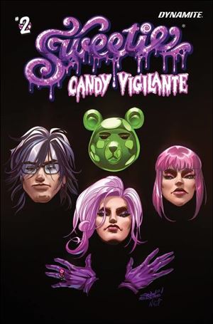 Sweetie Candy Vigilante (2022) issue 2-G Jeff Zornow Rock Album Homage Cover