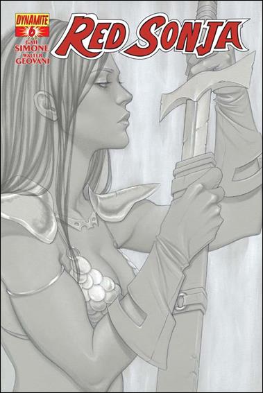 Red Sonja (2013) issue 6-D Jenny Frison 1:15 Black and White Cover