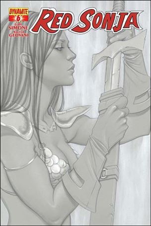 Red Sonja (2013) issue 6-D Jenny Frison 1:15 Black and White Cover