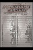 Women of James Bond in Motion (Checklist)  Cover Image 1