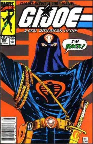 G.I. Joe: A Real American Hero issue 100-B Newsstand Cover