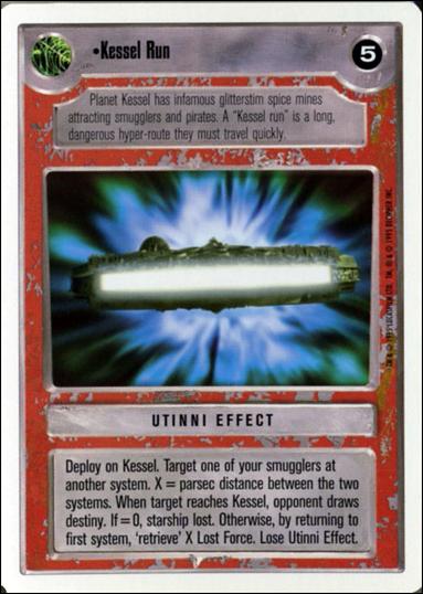 Star Wars: Premiere Unlimited (Base Set) card 227 Kessel Run