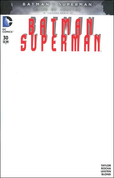 Batman/Superman (2013) issue 30-F Blank/Sketch Cover