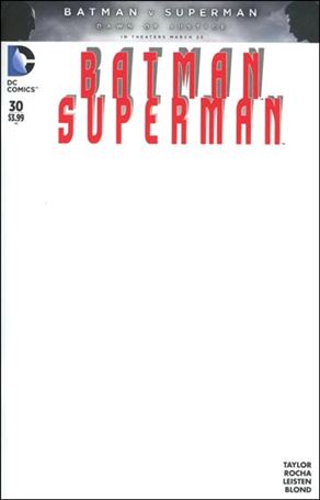 Batman/Superman (2013) issue 30-F Blank/Sketch Cover