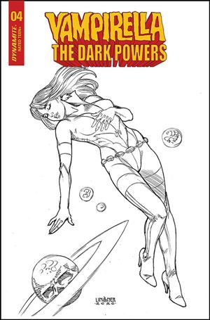 Vampirella: The Dark Powers issue 4-L Joseph Michael Linsner 1:20 Black & White Cover
