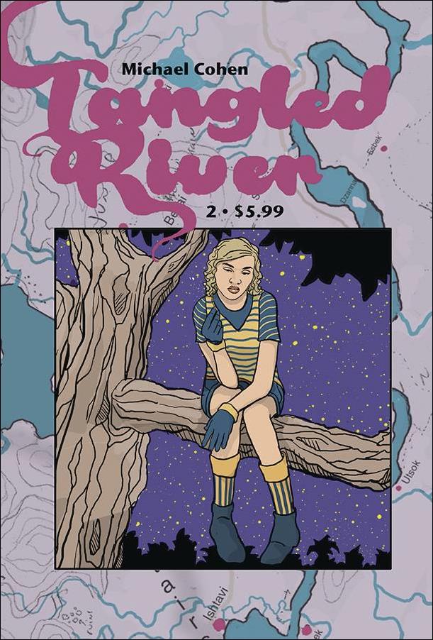 Tangled River issue 2-B Michael Cohen "Map Frame" Cover