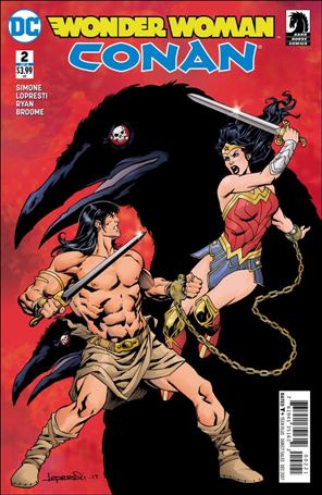 Wonder Woman/Conan issue 2-B Aaron Lopresti Cover