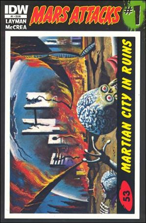 Mars Attacks (2012) issue 1-ZZA Card #53 (Martian City in Ruins)