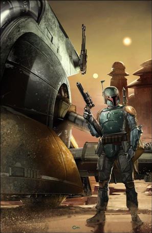 Star Wars: War of the Bounty Hunters Alpha issue Alpha-TK Clayton Crain Black Flag Comics Virgin Cover