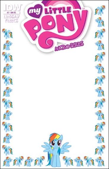 My Little Pony Micro-Series  issue 2-I Larry's and Jetpack Comics Blank Cover