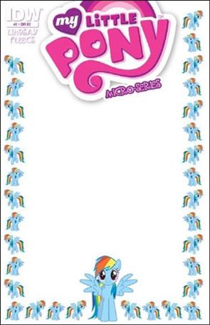My Little Pony Micro-Series  issue 2-I Larry's and Jetpack Comics Blank Cover
