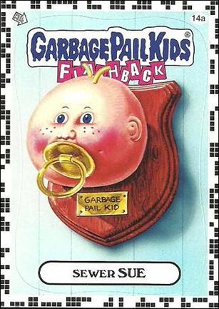 Garbage Pail Kids: Flashback Series 2 (White Border Base Set) card 14a Sewer Sue