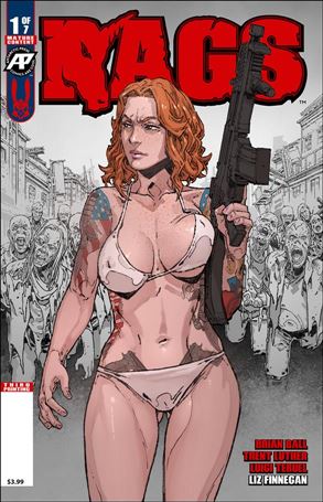 Rags issue 1-D Antarctic Press Third Printing Cover