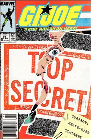 G.I. Joe: A Real American Hero issue 93-B Newsstand Cover