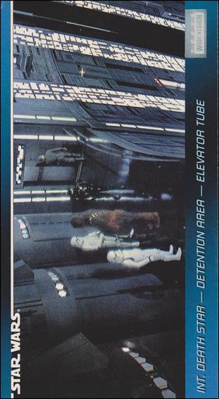Star Wars Widevision (Base Set) card 68 Int. Death Star - Detention Area - Elevator Tube
