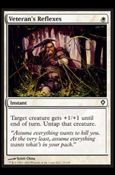 Magic the Gathering: Worldwake (Base Set) card 23 Veteran's Reflexes