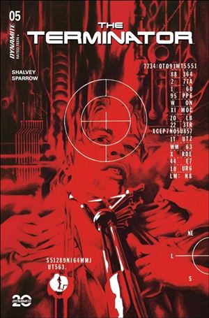 Terminator (2024) issue 5-P Alex Ross Burning Earth Icon Cardstock Cover