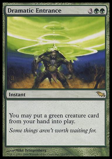 Magic the Gathering: Shadowmoor (Base Set) card 111 Dramatic Entrance
