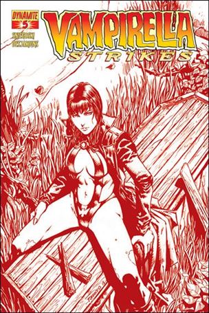 Vampirella Strikes (2013) issue 5-C Johnny Desjardins 1:10 Blood Red Cover
