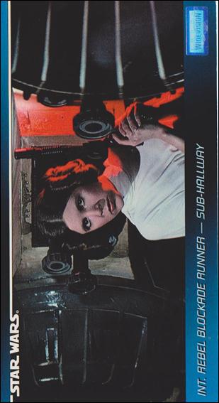 Star Wars Widevision (Base Set) card 9 Int. Rebel Blockade Runner - Sub-Hallway