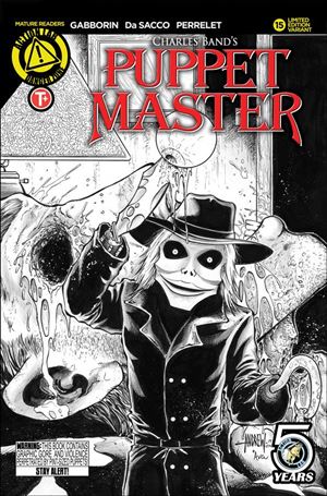 Puppet Master (2015) issue 15-D Andrew Magnum Sketch Kill Cover 1/1500