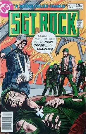 Sgt. Rock (1977) issue 337-B UK Price Cover