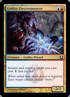 Magic the Gathering: Duel Decks: Izzet vs. Golgari (Base Set) card 3 Goblin Electromancer