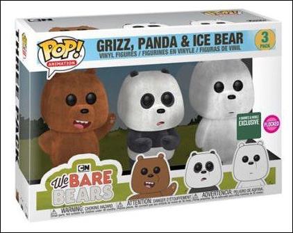 Pop! Animation Multi-Packs figure '1' Grizz, Panda & Ice Bear