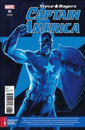 Captain America: Steve Rogers issue 6-C Greg Hildebrandt Prostate Awareness Cover