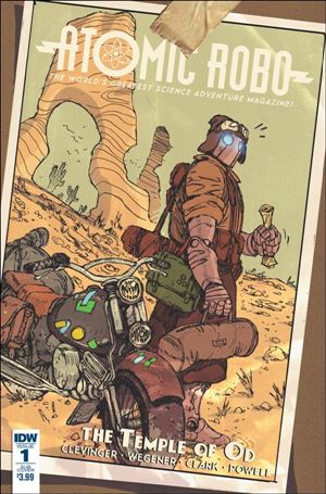 Atomic Robo and the Temple of Od issue 1-B Giannis Milonogiannis Subscription Cover