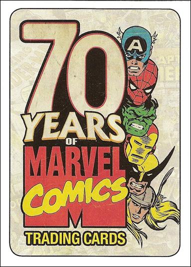 70 Years of Marvel Comics (Base Set) card 1 Title Card / Checklist