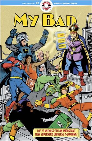 My Bad (2021) issue 2 Peter Krause Cover