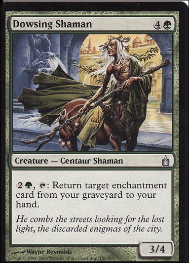 Magic the Gathering: Ravnica (Base Set)  card 159 Dowsing Shaman